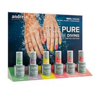 Andreia esmalte de uñas de gel True colección Pure Pure Diving con expositor