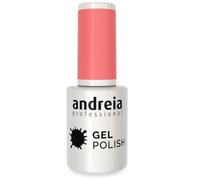 Andreia Esmalte Semipermanente 206 Rosa - Gel UV/LED - 10 ml | Manicura de hasta 4 semanas con brillo intenso; textura autonivelante; cataliza en lámpara LED y UV; uso profesional