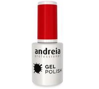 Andreia Esmalte Semipermanente 214 Roja - Gel UV/LED - 10 ml | Manicura de hasta 4 semanas con brillo intenso; textura autonivelante; cataliza en lámpara LED y UV; uso profesional