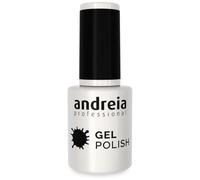 Andreia Esmalte Semipermanente 240 Negro - Gel UV/LED - 10 ml | Manicura de hasta 4 semanas con brillo intenso; textura autonivelante; cataliza en lámpara LED y UV; uso profesional