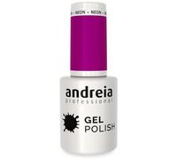 Andreia Esmalte Semipermanente 266 Púrpura - Gel UV/LED - 10 ml | Manicura de hasta 4 semanas con brillo intenso; textura autonivelante; cataliza en lámpara LED y UV; uso profesional
