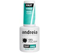 Andreia Fast & Easy Base Coat - Gel Base Profesional para Uñas | Capa base en gel de textura fluida: mejora la adherencia del color y prepara la uña para el nail art