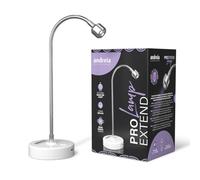 Andreia Professional PRO EXTEND Lámpara de manicura de uñas con movimiento de 360º - Compatible con puntas de uñas postizas PRO EXTEND - Cura LED y UV - 3 W