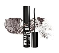 Andreia Maquillaje profesional - What the riz? Máscara de pestañas de larga duración, añade volumen y curva, alargamiento, marrón, 14 ml