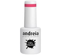 Andreia Pintauñas Semipermanentes - Esmalte Semipermanente Profesional para Uñas de Gel - Manicura Gelish con Brillo Intenso que Dura Hasta 4 Semanas - Color 264 Rosa - Sombras de Roja - 10,5 ml