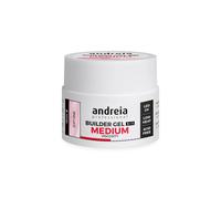 Andreia Professional Builder Gel Medium Viscosity 44gr Soft Pink Gel de Construcción 3 en 1 Media Viscosidad - Gel Autonivelante para Manicura Base & Construcción & Top Coat