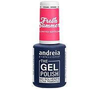 Andreia Professional - Esmalte de gel sin TPO ni disolventes, colección limitada de colores, color FS1 rosa fresa