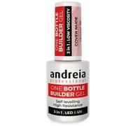 Andreia Professional Gel Constructor para Uñas - Triphasico 3 en 1 de Baja Viscosidad - Gel Constructor LED & UV en Botella - Extensión Autonivelante de Alta Resistencia - Color Cubierta Nude 14ml