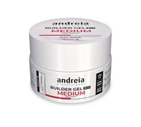 Andreia Professional Gel Constructor Uñas Postizas Vegano - Acrigel Semipermanente para Uñas Profesional Viscosidad Media - Curado con Lampara LED Uñas semipermanentes, Resina UV - Blanco Suave 22g