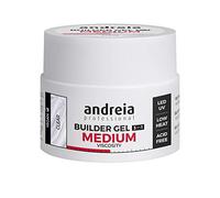 Andreia Professional Gel Constructor Uñas Postizas Vegano - Acrigel Semipermanente para Uñas Profesional Viscosidad Media - Curado con Lampara LED Uñas semipermanentes, Resina UV - Transparente 44g