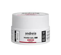 Andreia Professional Hard Gel Constructor para Uñas Bifásico 2 en 1 LED y UV - Gel Duro Blanco Suave de Alta Viscosidad para Uñas Tips y Extensiones Duras y Fuertes - Color Blanco Suave 22g