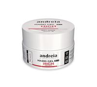 Andreia Professional Hard Gel Constructor para Uñas Bifásico 2 en 1 LED y UV - Gel Duro Blanco Suave de Alta Viscosidad para Uñas Tips y Extensiones Duras y Fuertes - Color Blanco Suave 44g