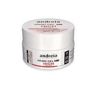 Andreia Professional Hard Gel High Viscosity 22gr Glitter Soft White Gel de Construcción 2 en 1 Alta Viscosidad - Gel Autonivelante para Manicura Base & Construcción