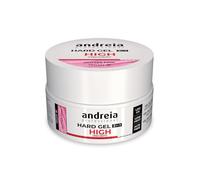 Andreia Professional Hard Gel Constructor para Uñas Bifásico 2 en 1 LED y UV - Gel Duro de Alta Viscosidad para Uñas Tips y Extensiones Duras y Fuertes - Color Rosa 44g