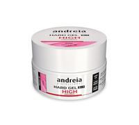 Andreia Professional Hard Gel Constructor para Uñas Bifásico 2 en 1 LED y UV - Gel Duro de Alta Viscosidad para Uñas Tips y Extensiones Duras y Fuertes - Color Rosa 22g