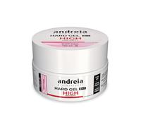 Andreia Professional Hard Gel Constructor para Uñas Bifásico 2 en 1 LED y UV - Gel Duro Rosa Suave de Alta Viscosidad para Uñas Tips y Extensiones Duras y Fuertes - Color Rosa Suave 22g