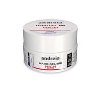 Andreia Professional Hard Gel Constructor para Uñas Bifásico 2 en 1 LED y UV - Gel Duro Transparente de Alta Viscosidad para Uñas Tips y Extensiones Duras y Fuertes - Color Transparente 22g