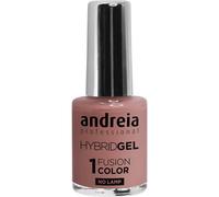 Esmalte de uñas de gel profesional Andreia Hybrid - 2 pasos y no requiere lámpara de larga duración y fácil de quitar - Color Fusión H8 Natural | Tonos de desnudos - Tonos suaves