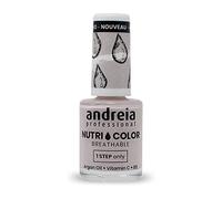 Andreia Professional NutriColor - Esmalte de Uñas Vegano con Nutrientes 100% Natural | Laca de Uñas Transpirable y Amigable con Uñas - Color NC4 Purple 10,5ml