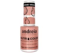 Andreia Professional NutriColor - Esmalte de Uñas Vegano con Nutrientes 100% Natural | Laca de Uñas Transpirable y Amigable con Uñas - Color NC7 Pink 10,5ml