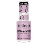 Andreia Professional NutriColor - Esmalte de Uñas Vegano con Nutrientes 100% Natural | Laca de Uñas Transpirable y Amigable con Uñas - Color NC18 Violeta 10,5ml