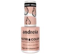 Andreia Professional NutriColor - Esmalte de Uñas Vegano con Nutrientes 100% Natural | Laca de Uñas Transpirable y Amigable con Uñas - Color NC10 Pink 10,5ml