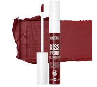 Andreia Professional Pintalabios Líquido Mate de Larga Duración - No Transfiere, Resistente a Besos y Rozaduras, con Vitamina E, 100% Vegano - Color 01 Burgundy - 8 ml