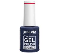 Andreia The Gel Polish G13 Rojo - Esmalte en Gel sin Olor 10,5 ml | Esmalte en gel sin disolventes ni olores; color intenso de larga duración; cataliza en lámpara LED y UV