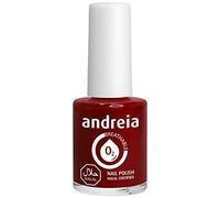 Andreia Vernis Halal - Esmalte de Uñas Vegano, Permeable y Transpirable que cumple con los requisitos Halal - Color B14 Roja - Sombras de Rosa