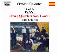 Andres Isasi Andres Isasi: String Quartets Nos. 1 and 5 (CD) (Importación USA)