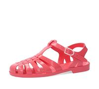 Andrés Machado AM188 - Cangrejeras de PVC con Hebilla - Sandalias de Playa y Río Mujer y Hombre - Chanclas de verano - Color Cereza, EU 37