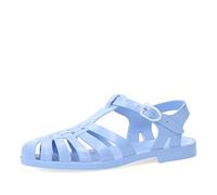 Andrés Machado - Cangrejeras de Mujer - Elaboradas En PVC Resistente - Cierre con Hebilla - para la Playa y el Río - Sandalias de Verano para Mujer - Color Azul Pastel - Talla 37 EU