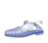 Andrés Machado - Cangrejeras para Hombre - Elaboradas En PVC Resistente - Cierre con Hebilla - para la Playa y el Río - Sandalias de Verano para Hombre - Color Cristal - Talla 42 EU