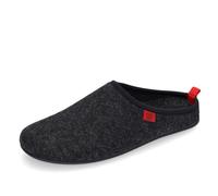 Andrés Machado - Zapatillas de estar por casa para hombre y mujer de invierno - DYNAMIC- Slippers - Unisex Adulto - Suela de goma vulcanizada resistente y antideslizante - Negro, Talla EU 43