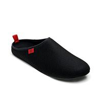 Andrés Machado - Zapatillas de estar por casa para hombre y mujer de verano - DYNAMIC-R- Slippers - Unisex Adulto - Suela de goma vulcanizada flexible y antideslizante - Negro, Talla EU 47