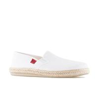 Andrés Machado - Zapatillas Unisex para Mujer y Hombre - AM500 - para Verano - Zapatillas de Lona con Suela de Goma Antideslizante. Lona Color Blanco, Talla 47 EU