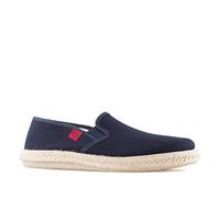 Andrés Machado - Zapatillas Unisex para Mujer y Hombre - AM500 - para Verano - Zapatillas de Lona con Suela de Goma Antideslizante. Lona Color Marino, Talla 48 EU