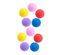 ANDRESLAD 10 Piezas Pelotas de Práctica de Golf Esponja para Entrenamiento Interior y Seguro Resistente Colores Brillantes Color Aleatorio Color Aleatorio