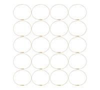 ANDRESLAD 1000 Ganchos para Adornos Navideños Cuerda Precortada y Broche Color Dorado Resistentes para Colgar Guirnaldas Bolas y Decoraciones Árbol y Fiestas de Navidad