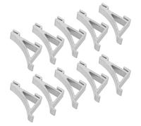 ANDRESLAD 12 Clips De Sujeción Para Estante De Nevera Balda Nevera Universal Soporte Para Estante De Mueble Bar Y Congelador Accesorios Para Refrigerador Instalación Sin Herramientas