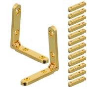 ANDRESLAD 14 Bisagras Pequeñas de Aleación de Zinc para Joyeros Bisagras Decorativas Vintage para Cajas de Madera 30X30X6 MM Herrajes para Muebles y Armarios Repuesto para Cofres y