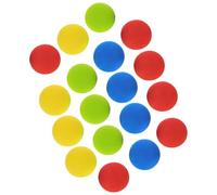 ANDRESLAD 18 Piezas Pelotas de Golf de Entrenamiento EVA Bolas Blandas y Portátiles para Práctica Interior Familiar y Actividades el Patio Trasero Equipo de Golf para Ocio y Competición