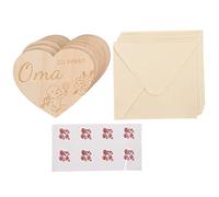 ANDRESLAD 1juego Tarjetas De Mensuales Para Bebés Carteles De Madera Para Celebrar El Crecimiento Para Recuerdos De Cumpleaños Infante