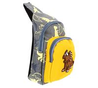 ANDRESLAD 1pieza Bolso De Cintura Infantil De Cartoon Nylon Mochila Cruzada Snacks y Pertenencias Color Gris Diseño De