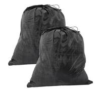 ANDRESLAD 2 Piezas Bolsa para Transporte de Reptiles Bolsa para Mascotas Pequeñas Material Transpirable y Suave para Geckos y Animales Pequeños de Negro Mediano