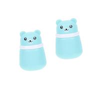 ANDRESLAD 2 Piezas caja de soplo de polvo estuche de polvos de talco soplo de polvo y suave bocanada polvo corporal bebe niño estuche de talco para bebé caja de polvos de talco páginas