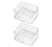 ANDRESLAD 2 Piezas Kit de Accesorios para Cajas de Música DIY de 2 Piezas Manivela Carcasa Transparente de Acrílico para Mecanismo Musical Decoración Educativa y