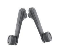 ANDRESLAD 2 piezas Manijas para Ventanas de Coche Abs Resistentes y Fáciles de Instalar para Elevadores Manuales Mejora la Comodidad de Conducción Compatible con Múltiples Modelos