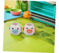 ANDRESLAD 2 Piezas Separadores de Huevo Cerámicos Divisor de y Clara Herramienta de Filtro para Cocina Diseño de Fácil Limpieza Utensilio para Hornear y Cocinar Colores Azul y Naranja