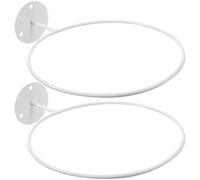 ANDRESLAD 2 Piezas Soporte Metálico de Pared para Balones de Fútbol y Baloncesto Estantería de Almacenamiento para Hogar y Garaje Exhibidor Compacto para Pelotas Deportivas